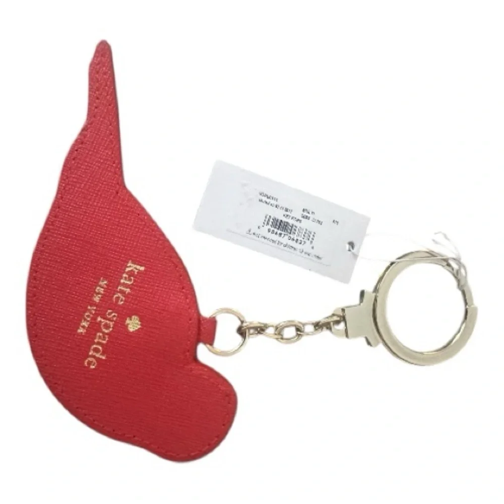 Kate‎ Spade Vibrant Leather Parrot Keychain or Bag Charm New